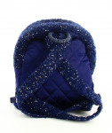 Chanel Blue Strass Quilted Backpack
