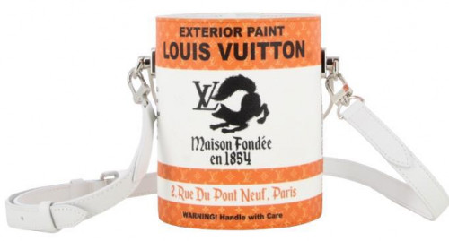 2022 Louis Vuitton Orange Paint Can Handbag