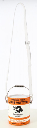 2022 Louis Vuitton Orange Paint Can Handbag