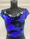 Roberto Cavalli blue print dress