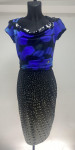 Roberto Cavalli blue print dress