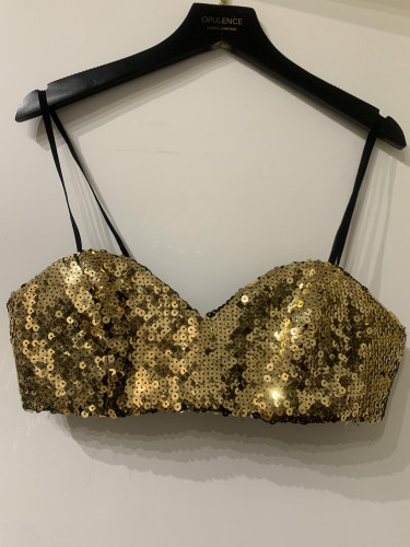Moschino Couture Sequins Bra