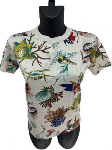 Hermès Tshirt with Multicolour Patterns