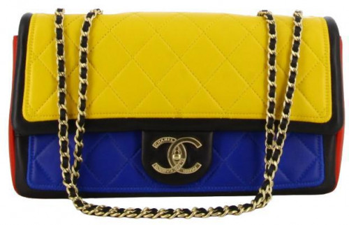 2013 Chanel Tricolor Crossbody Bag