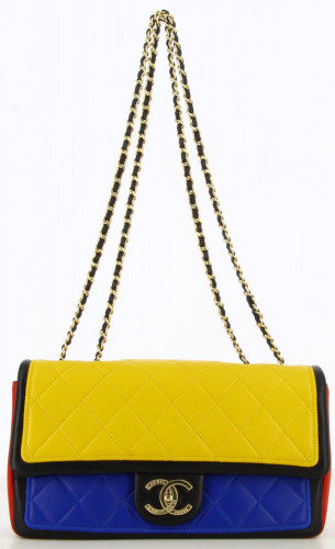 2013 Chanel Tricolor Crossbody Bag