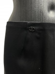 Chanel Black Satin Skirt
