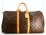 1985 Louis Vuitton Keepall 55 Monogram Canvas Travel Bag
