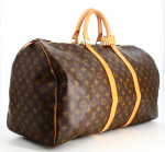1985 Louis Vuitton Keepall 55 Monogram Canvas Travel Bag
