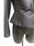 Mugler Two Buttons Striped Jacket