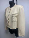 Louis Feraud Ivory Pearls Jacket