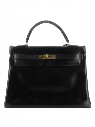 Hermès 1980 Box Calf Kelly Retourne 32