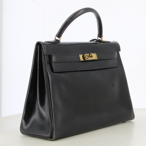 Hermès 1980 Box Calf Kelly Retourne 32