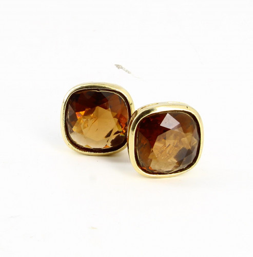 Christian Dior Golden Clip Earrings