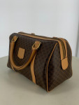Celine Macadam Coated Canvas Boston Bag
