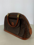 Celine Macadam Coated Canvas Handbag