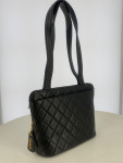 Chanel 90s Quilted Lambskin Shoulder Bag