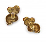 Christian Dior maxi Shell earrings