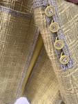Chanel Spring 1997 lime Green tweed jacket size 40