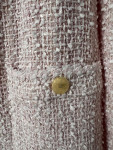 Chanel Spring 1999 Pink tweed jacket size 40