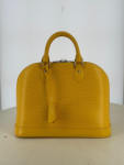 Alma Yellow Epi leather