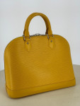 Alma Yellow Epi leather