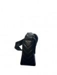 CHANEL BAG ( 1996/1997)  COCO MARK CHEVRON V BLACK STITCH