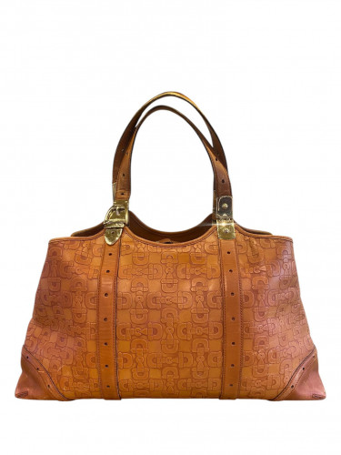 Gucci brown leather shoulder bag