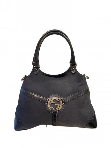 Gucci Black Leather Handbag
