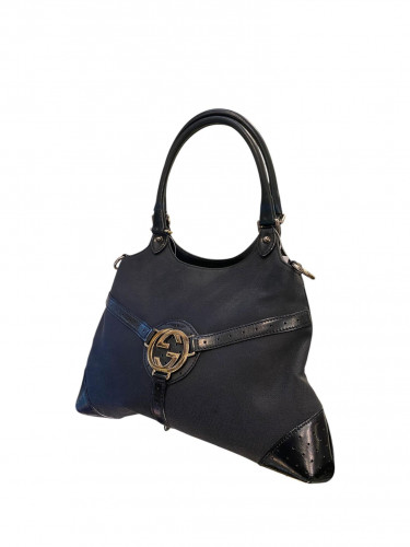 Gucci Black Leather Handbag

