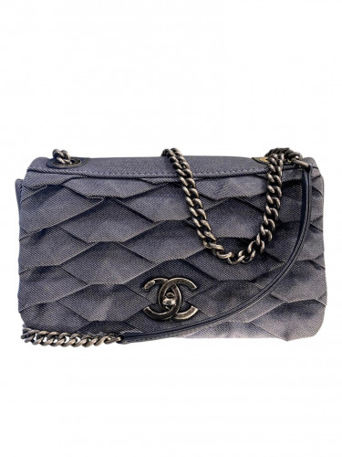 2016's Chanel Denim Grey Handbag
