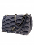 2016's Chanel Denim Grey Handbag
