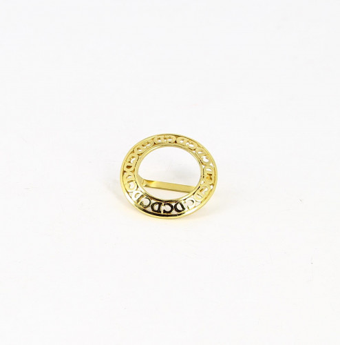 Christian Dior Golden Plated Scarf Ring