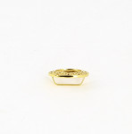 Christian Dior Golden Plated Scarf Ring