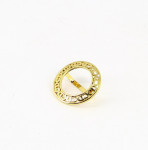 Christian Dior Golden Plated Scarf Ring