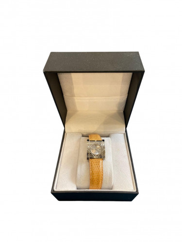 Christian Dior Brown Leather Watch
