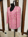 Escada Pink and white blazer