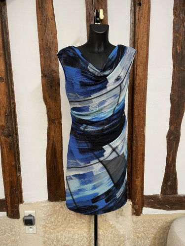 Escada Blue Dress