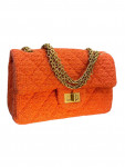 2020's Chanel Pink Reissue 2.55 Quilted Tweed Single Flap 224