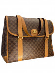Celine handbag in macadam-coated canvas
