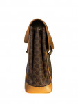 Celine handbag in macadam-coated canvas

