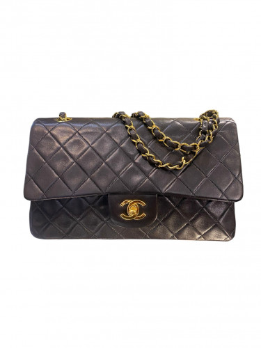 1991 Chanel Small Classic Lambskin Double Flap Bag