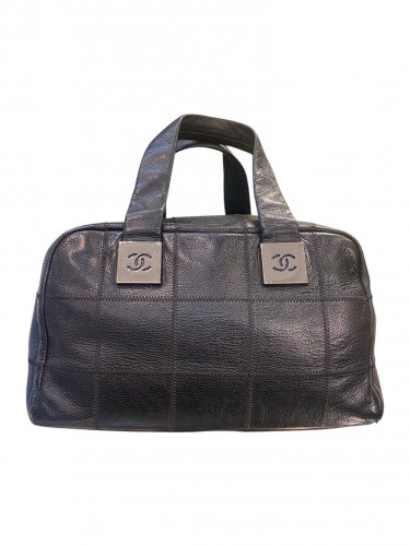 2003 Chanel CC Choco Bar Caviar Stitched Boston
