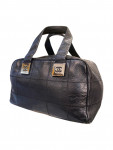2003 Chanel CC Choco Bar Caviar Stitched Boston
