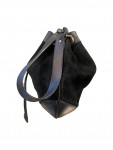 Gucci Suede and Black Leather Bag