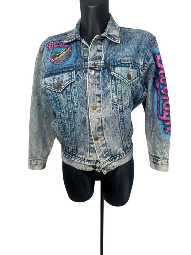 Tony Alamo "Brooklyn" Denim Jacket with Strass