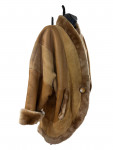 Christian Dior Camel Fur and Suede Coat
