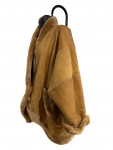 Christian Dior Camel Fur and Suede Coat
