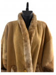 Christian Dior Camel Fur and Suede Coat
