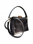 Gucci black leather shoulder bag