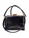 Gucci black leather shoulder bag